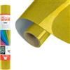 Siser® Twinkle Gold Oro, 30cm x 0,5mt Vinile Termotrasferibile Termoadesivo Glitter Riflettente per la Personalizzazione dei Tessuti, Abbigliamento e Accessori, Hobby creativi, Facile da Tagliare