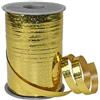 Präsent Holly - Nastro arricciato, Gold, 200-M-roll 10 mm width