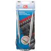 Prym 212234 - Ferri circolari per lavorare a maglia, in ottone, 80 cm, 10 mm, colore: Argento