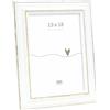 Deknudt Frames Deknudt S221H3 Base Cornici Cornice in Legno Bianco/Nero 13 x 18