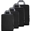 Eono Organizzatori da Viaggio a Compressione, Organizer Valigia Set, Cubo di Viaggio, Cubi di Imballaggio, Compression Packing Cube