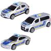 Dickie Toys - Police Unit - Auto giocattolo per bambini dai 3 anni, auto con motore di frizione, luce e suono, selezione casuale tra 3 modelli (Porsche, Mercedes-Benz o Citroën)