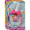 Simba Steffi Love Girls-Cerchietto per Capelli con Unicorno, con Luce cangiante, 24 cm, 3 Anni, Colore, STK, 4006592067427