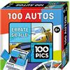 100 PICS 20208049 - Gioco a quiz auto, gioco educativo per tutta la famiglia, Brainteaser, gioco da viaggio per adulti e bambini dai 6 anni in su