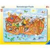Ravensburger Puzzle per bambini Ravensburger - 06604 La Grande Arca di Noè - puzzle a telaio per bambini dai 4 anni in su, con 48 pezzi
