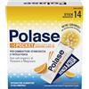 Polase Pocket, Integratore Alimentare di Magnesio e Potassio da Assumere Senz'acqua, Contro Stanchezza e Fatica, Caldo, Gusto Arancia, 14 Stick orosolubili