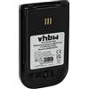 vhbw batteria compatibile con Ascom D62, DH4-ACAB telefono fisso cordless (900mAh, 3,7V, Li-Ion)