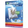 Menalux 900196145 2500 Sacchetti per Traini Rowenta Ambia-Extrem-Premio-Premio-Rs100-200-300