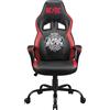 SUBSONIC - Sedia da Gaming AC/DC - Poltrona da Ufficio Ergonomica con Schiuma ad Alta Densità, Meccanismo Basculante e Comodi Braccioli - Altezza Regolabile - Nero