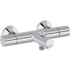 Jacob Delafon E45715-CP Miscelatore Bagno/Doccia termostatico Simone, Cromo