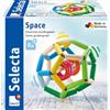 Selecta - Giocattolo da afferrare "Space", in legno, 11 cm, 61008