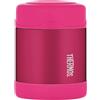 Thermos - Fiaschetta per alimenti per bambini rosa (290 ml) - senza BPA, in acciaio inox, a prova di fuoriuscite, con etichette personalizzate per il nome, per 5 ore di caldo e 7 ore di freddo
