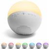 Aigostar Lampada da Comodino con 22 Rumori Bianchi, 7 Colori Luce Notturna con Timer, Lampada da Tavolo per Camera da Letto, Soggiorno, Regalo