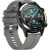 YLK Cinturino per Huawei Watch GT 2/GT 3 46mm, Cinturino in Silicone Sportivo Compatibile con Huawei Watch GT 46mm /GT 2e (Grigio)