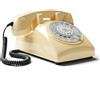 Opis Technology 60s Cable Telefono Vintage Fisso a Disco - Telefono Fisso Casa Retrò Anni 60 con Vera Suoneria Metallica e Disco Combinatore Meccanico - Beige