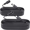 ANLINK 2 cavi di prolunga di alimentazione, 10 m, cavo di prolunga DC 12 V, 5,5 mm x 2,1 mm, compatibile con adattatore di alimentazione 12 V DC o caricatore da parete per telecamera di sicurezza CCTV