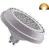 QLEE Led AR111 Lampadina 24w Faretto GU10 Base Luci a binario Riflettore Luce calda 3000k AC220V 2100Lm QR111 ES111 Lampadina down equivalente 200w Lampada alogena commerciale per chiesa