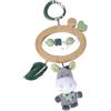Eichhorn - Collezione Baby Hipp - Giostrina con anello per appenderla, include asino peluche con funzione sonaglio, 100% legno di faggio certificato FSC, adatto per bambini a partire da 1 anno