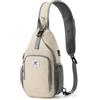SKYSPER Zaino Monospalla Uomo Antifurto Zaino a Tracolla Piccolo Sportivo con RFID Borsa per Viaggio Escursionismo Ciclismo
