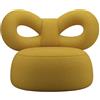 QEEBOO poltrona rivestita in tessuto RIBBON ARMCHAIR - 82004OR