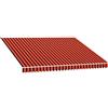 vidaXL Tenda da Sole in Tela Arancione e Marrone 400x300 cm
