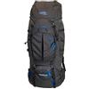 Tashev Outdoors Zaino da Trekking - Tashev Mount 100l + 20l de Cordura Zaino con Copertura Antipioggia (Blu-Grigio)