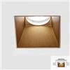 Gea Led Faretto Incasso Gea Led Astra Q Gfa642 12x12 Classico Gesso Lampada Incasso Soffitto Quadrata Rame Giallo Interno