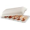Emile Henry EH509519 Stampo per 5 mini bacchette, ceramica, bianco lino