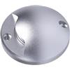 Partenopea® Faretto calpestabile pavimento giardino LED segnapassi radente impermeabile Silver carrabile 1 finestre emissione luce 12V IP65 4000K (2W Monoemissione, Silver)