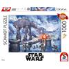 Schmidt Spiele 59952 Thomas Kinkade, Lucas Film, Star Wars, The Battle of Hoth, 1000 Piece Jigsaw Puzzle, Multicolore
