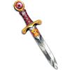 Liontouch - Pugnale con Leoncino in Gommapiuma, Rosso | Per Bambini Età 3-6 Anni - 35 Cm | Pugnale Medievale Tascabile con Gemma per Giochi di Ruolo | Arma Sicura e Accessorio per Costumi da Cavaliere