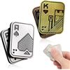 Xlwen Poker Fidget Slider Toy - 2 Pezzi in Metallo, Giocattoli Antistress, Regali per Fidanzati e Papà