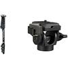 Manfrotto MM290C4 Monopiede in Carbonio con 4 Sezioni, Nero & 234Rc Testa Rapida In Alluminio Per Monopiede, Nero