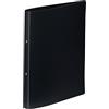 Viquel Raccoglitore ad anelli Viquel, A4, PP, 2 anelli, dorso 15 mm, colore: nero