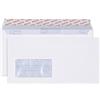 Elco Proclima FSC CO2 riciclaggio neutra Buste DL con chiusura adesiva, 100 g/m² 229 x 45 mm, con finestra sinistra (Scatola di 500 buste bianco