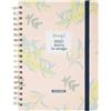 Mr. Wonderful Agenda Office 2025 Settimanale Grande - Inizia la magia - Include 8 Fogli di Adesivi e Blocchetti di Note Adesive con Diverse Forme