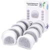 YOUTHINK Filtri al Carbone di Ricambio per Fontane PetSafe Drinkwell Avalon, Pagoda, 2 galloni, Sedona e Seascape, Confezione da 8 filtri per Fontana