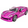 Mondo Motors - Mattel Barbie Dream Car cabrio glamour - macchina auto radiocomandata per bambini di barbie - due posti - dettagli realistici - colore rosa