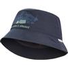 Jack Wolfskin Woods Bucket Hat K Cappello da Sole, Stampa Blu Notte, Taglia Unica Unisex-Bambini e Ragazzi