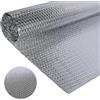 SDLDEER Isolante Termico Lamina Rotolo, 120 cm x 4,6 m Foglio Isolante Riflettente, Piastra Isolante Perfetta per Veicoli, Tetti, Finestre, Tubi, ecc.