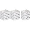 VIVAGARDEA 15x Tappo per Palo Piramide 71×71 mm - Acciaio Zincato a Fuoco per Pali in Legno 70×70 mm - Protezione Anticorrosione per Giardino, Recinzioni, Pergole e Terrazze