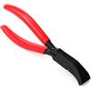 LPZMPZ Pinza Piegatrice a 45 Gradi, Piega Lamiera Manuale, Pinza Piegatrice a Mano con Manico Antiscivolo, Larghezza Ganasce 22 mm, per Piegare e Lisciare Lamiere, Rosso