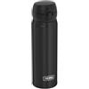 Thermos Ultralight Borraccia Termica Acciaio Inox 750ml Safe Flow Lid Nero | 10h caldo 20h freddo, lavabile in lavastoviglie, ermetica, senza BPA, isolamento sottovuoto, doppia parete, acciaio 18/8