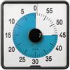 TimeTEX - Timer conto alla rovescia L blu | Timer preciso per misurazioni del tempo versatili con pratiche funzioni | Contenuto: timer a batteria in blu (dimensioni: circa 20 x 20 cm)