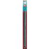 Prym 195286 - Uncinetto tunisino, 25 cm, 5,00 mm, in alluminio, turchese, 5 mm