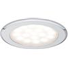Paulmann 99920 LED Apparecchio per mobili da incasso rotondo incl. 2 x 2,5 watt Apparecchio per armadio Cromo Lampada per armadio Alluminio, Plastica Lampada da cucina 3000 K