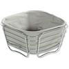 Kesper Pane Cesto di Frutta, Cromato, Cromo, Grau, 21.0 x 21.0 x 11.0 cm