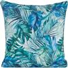 Eurofirany Garden Outdoor - 1 federa per cuscino impermeabile, per terrazze, impermeabile, 45 x 45 cm, stampa blu 6