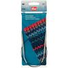 Prym - Ferri circolari per Lavorare a Maglia, in Alluminio, 50 cm, 4 mm, Colore: Grigio