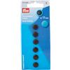 Prym Bottoni in plastica Nera da 11 mm (6 Pezzi), 14 x 6 x 1 cm